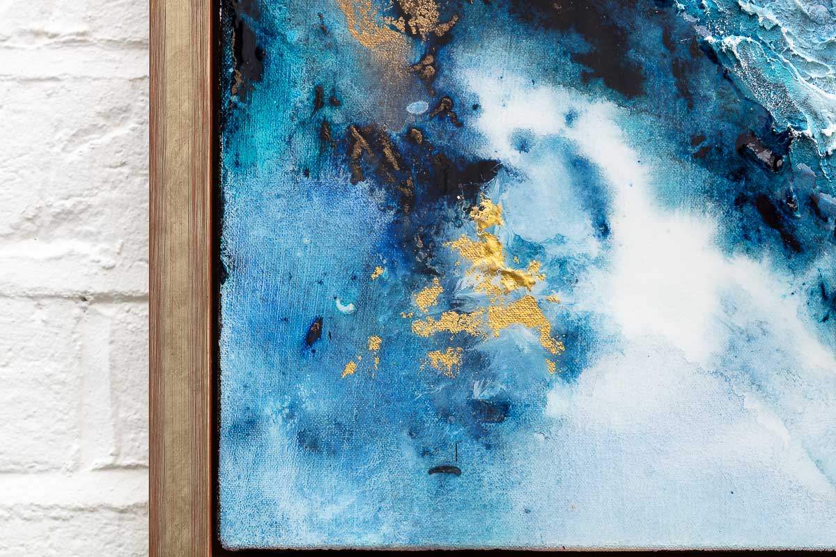 Triton Triptych - Original - SOLD by artist Amy Magee - Wyecliffe Galleries