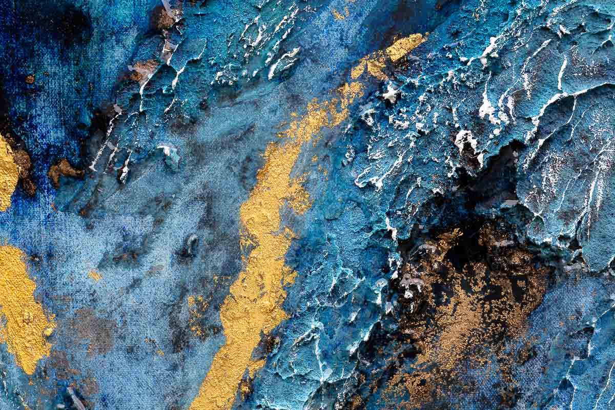 Triton Triptych - Original - SOLD by artist Amy Magee - Wyecliffe Galleries