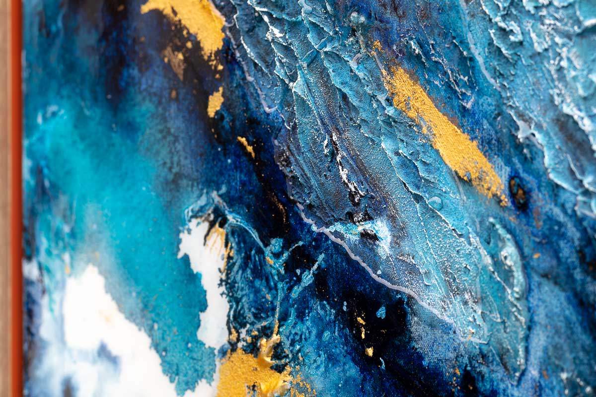 Triton Triptych - Original - SOLD by artist Amy Magee - Wyecliffe Galleries