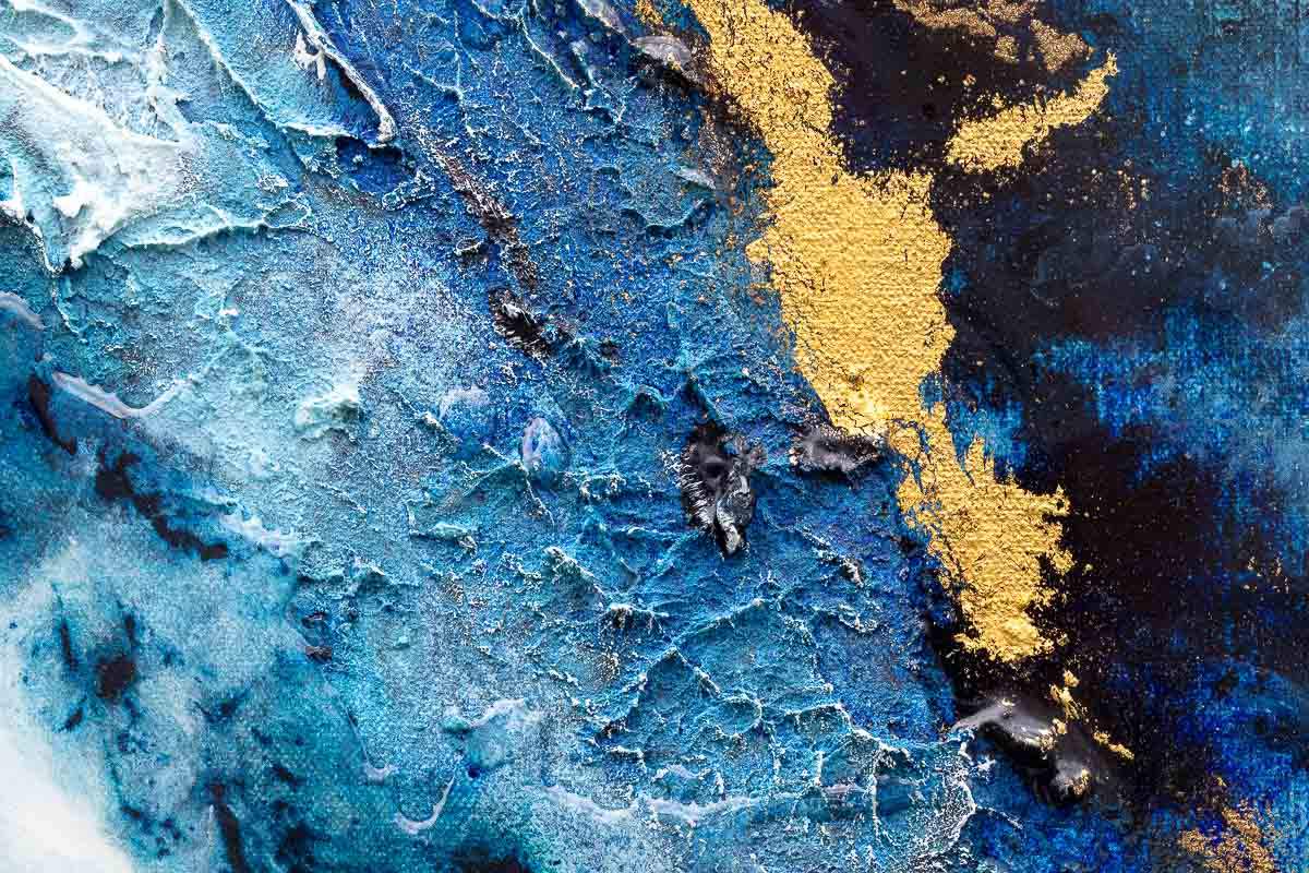Triton Triptych - Original - SOLD by artist Amy Magee - Wyecliffe Galleries