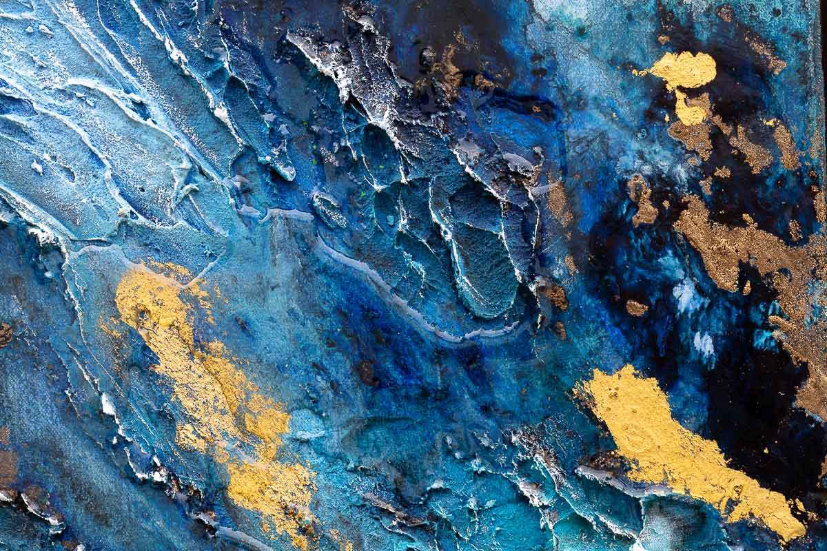 Triton Triptych - Original - SOLD by artist Amy Magee - Wyecliffe Galleries