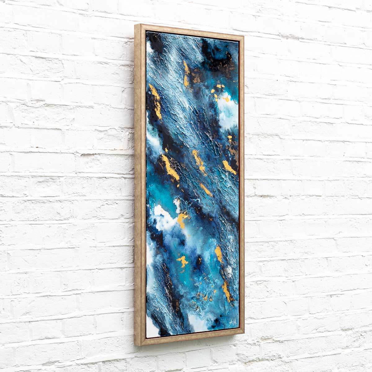 Triton Triptych - Original - SOLD by artist Amy Magee - Wyecliffe Galleries