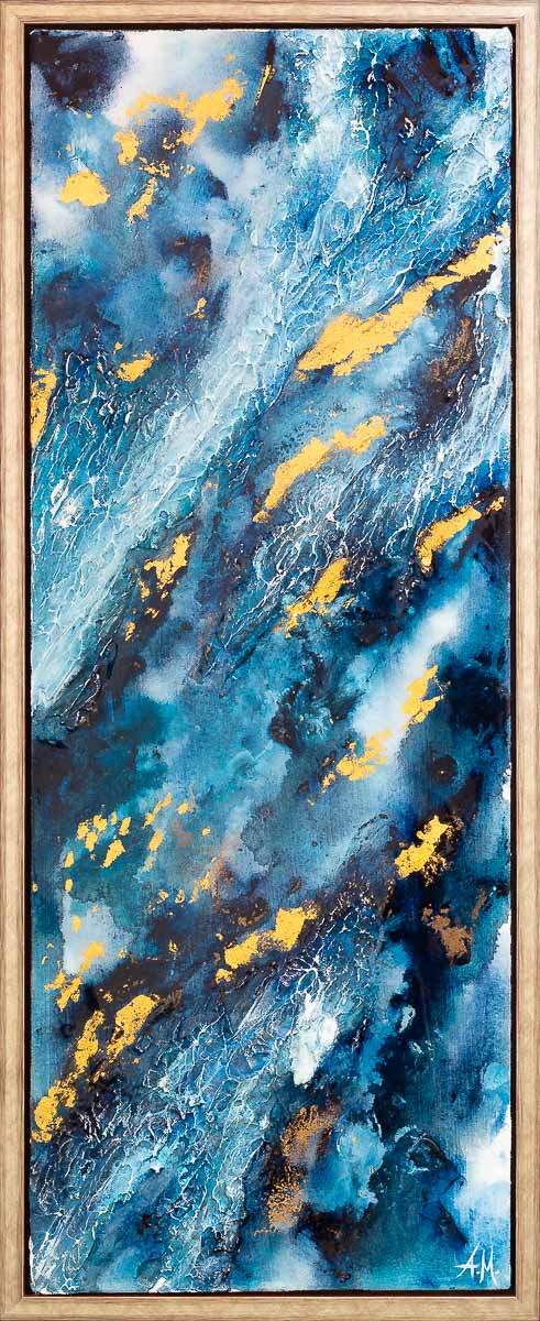 Triton Triptych - Original - SOLD by artist Amy Magee - Wyecliffe Galleries