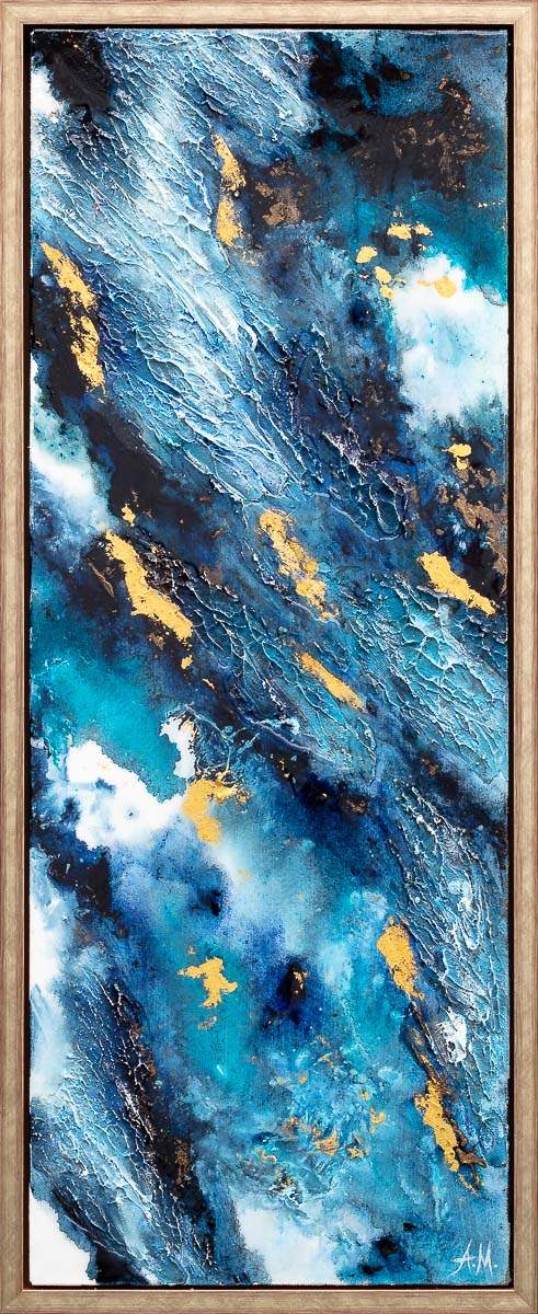 Triton Triptych - Original - SOLD by artist Amy Magee - Wyecliffe Galleries