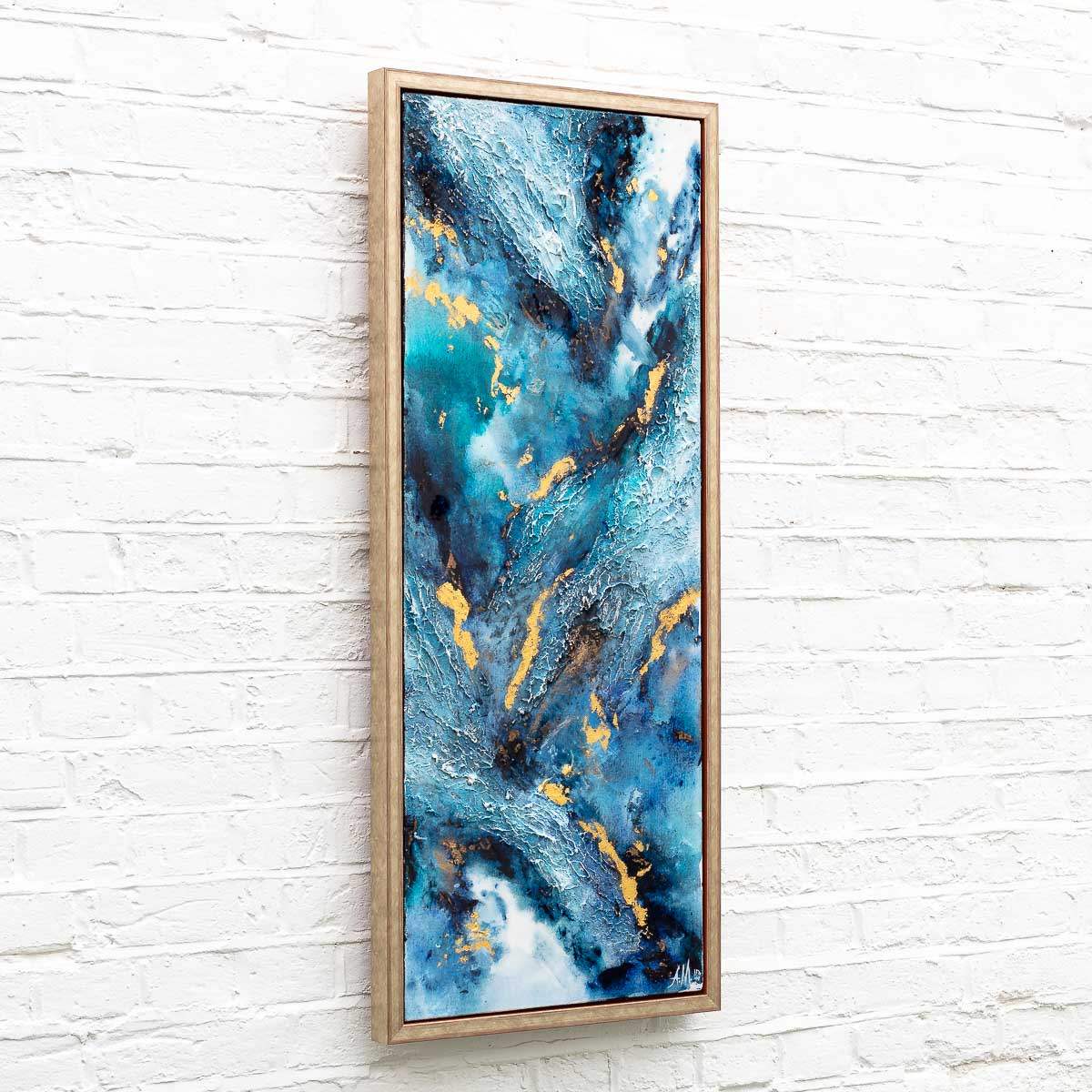 Triton Triptych - Original - SOLD by artist Amy Magee - Wyecliffe Galleries