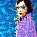 Azurine - Original by artist Amylee - Wyecliffe Galleries