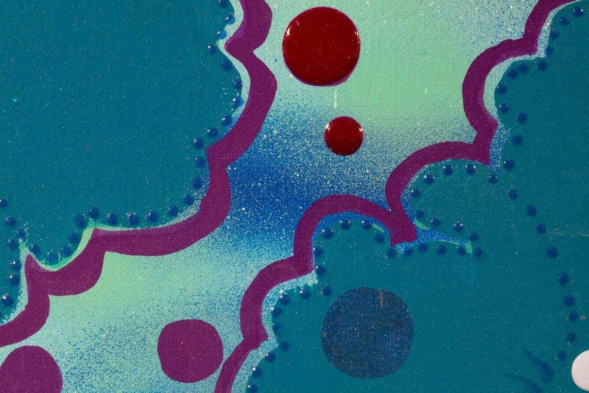 Azurine - Original by artist Amylee - Wyecliffe Galleries