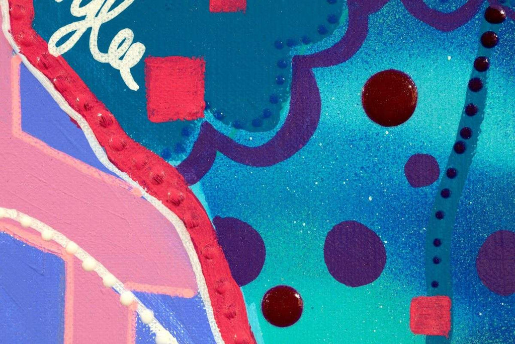 Azurine - Original by artist Amylee - Wyecliffe Galleries