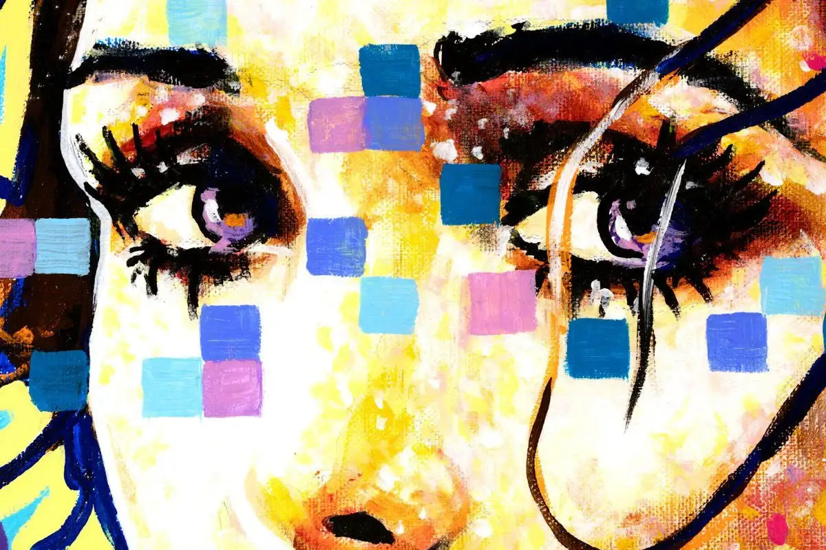 Azurine - Original by artist Amylee - Wyecliffe Galleries