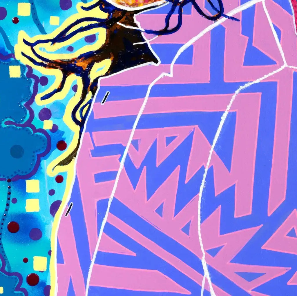 Azurine - Original by artist Amylee - Wyecliffe Galleries