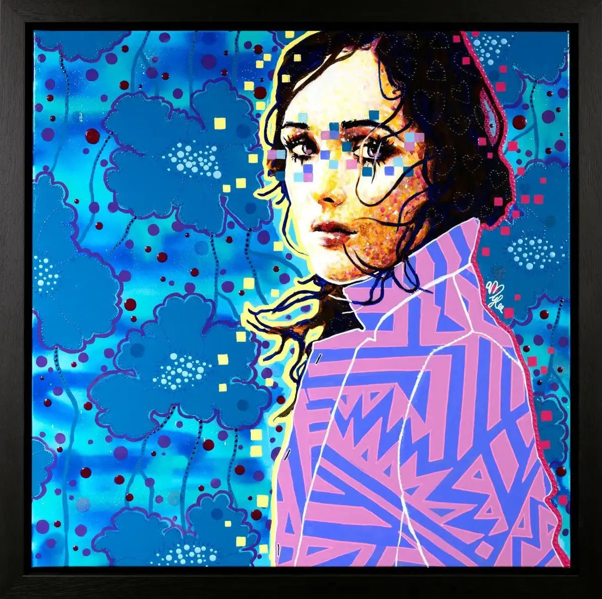 Azurine - Original by artist Amylee - Wyecliffe Galleries