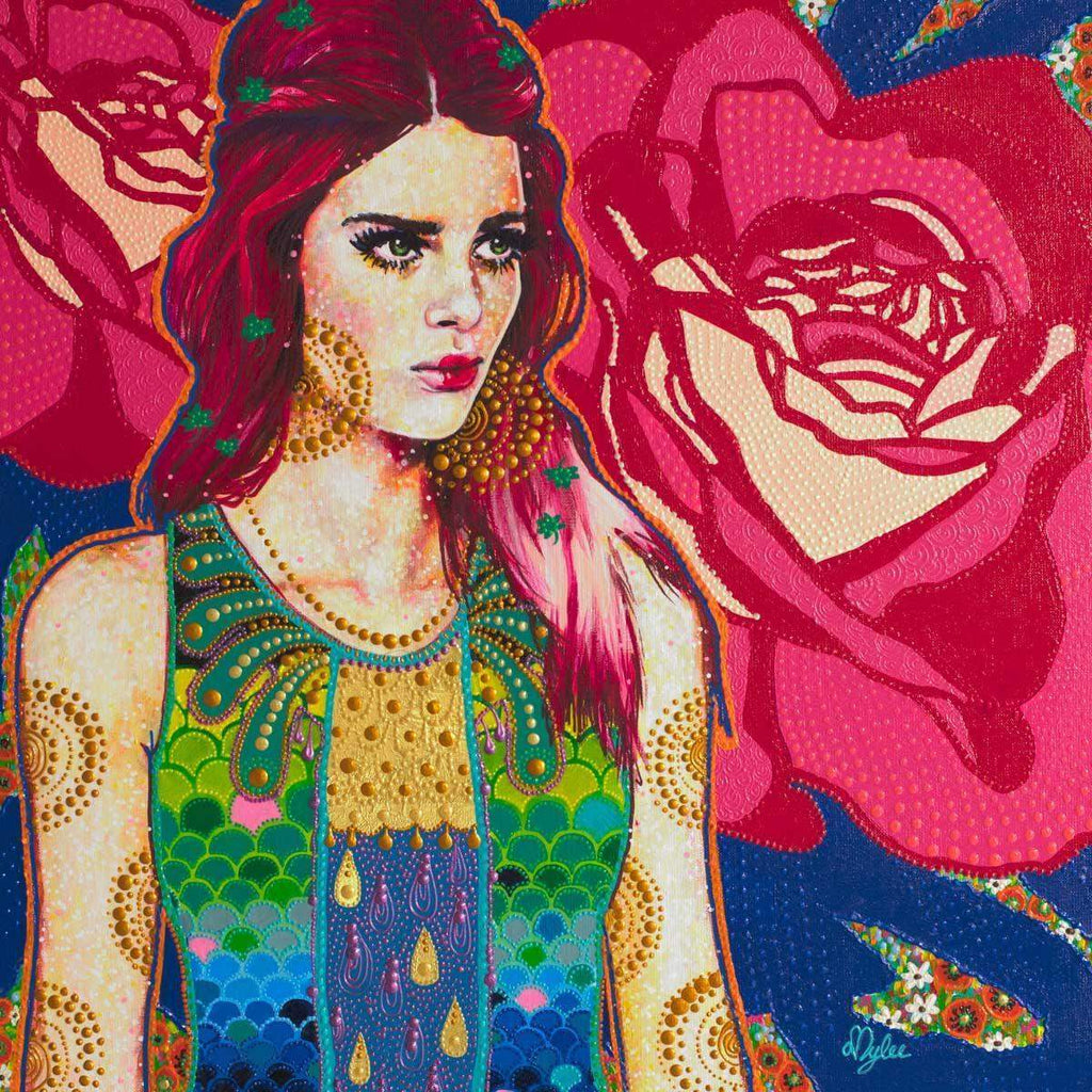 Esmeralda - Original - SOLD by artist Amylee - Wyecliffe Galleries