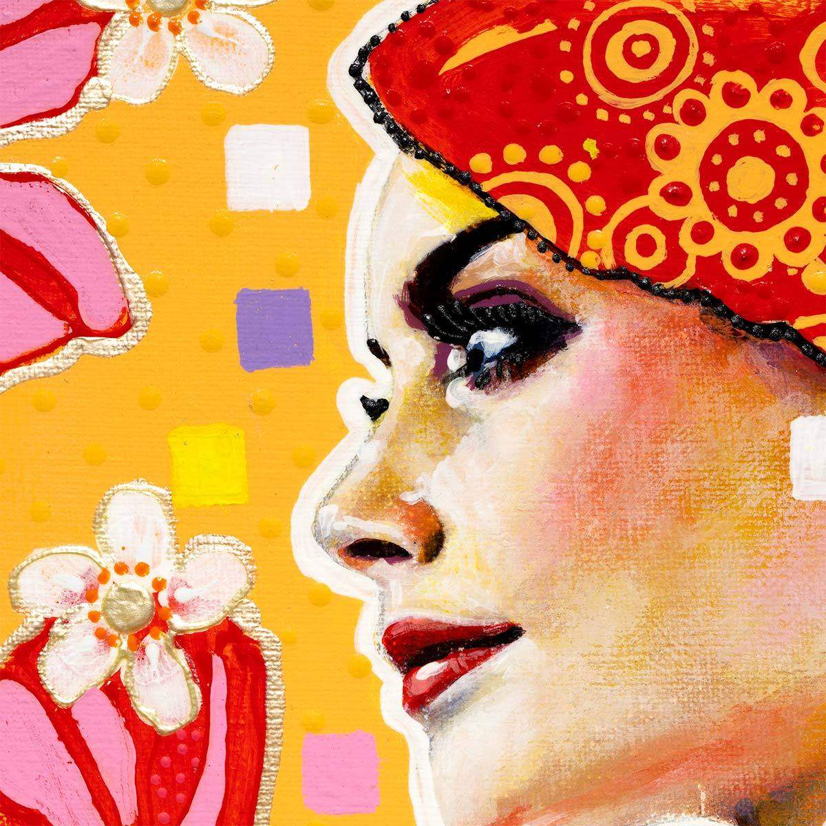 Falbala - Original - SOLD by artist Amylee - Wyecliffe Galleries