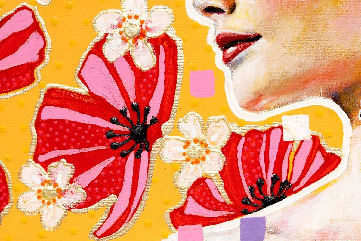 Falbala - Original - SOLD by artist Amylee - Wyecliffe Galleries