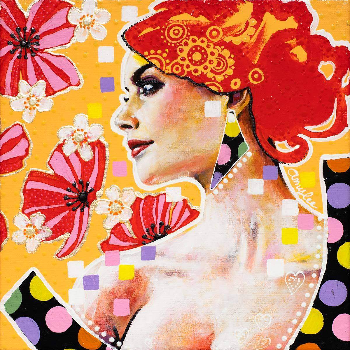 Falbala - Original - SOLD by artist Amylee - Wyecliffe Galleries