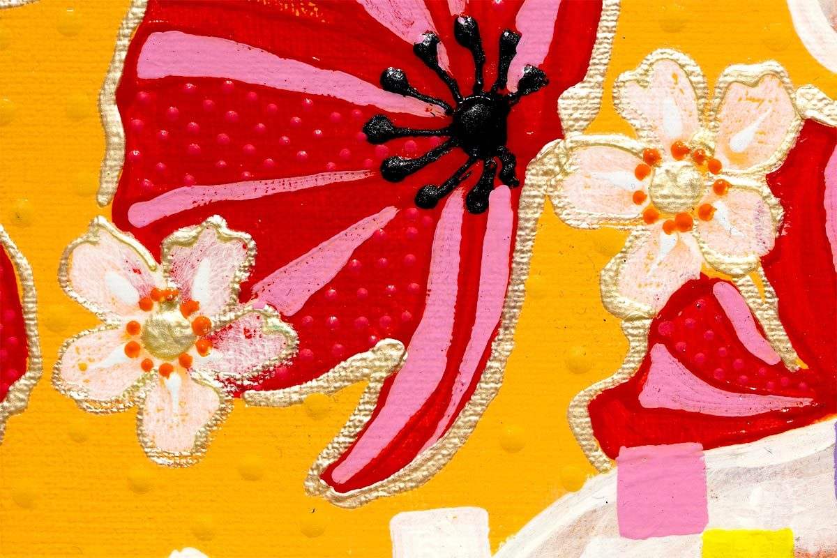 Falbala - Original - SOLD by artist Amylee - Wyecliffe Galleries