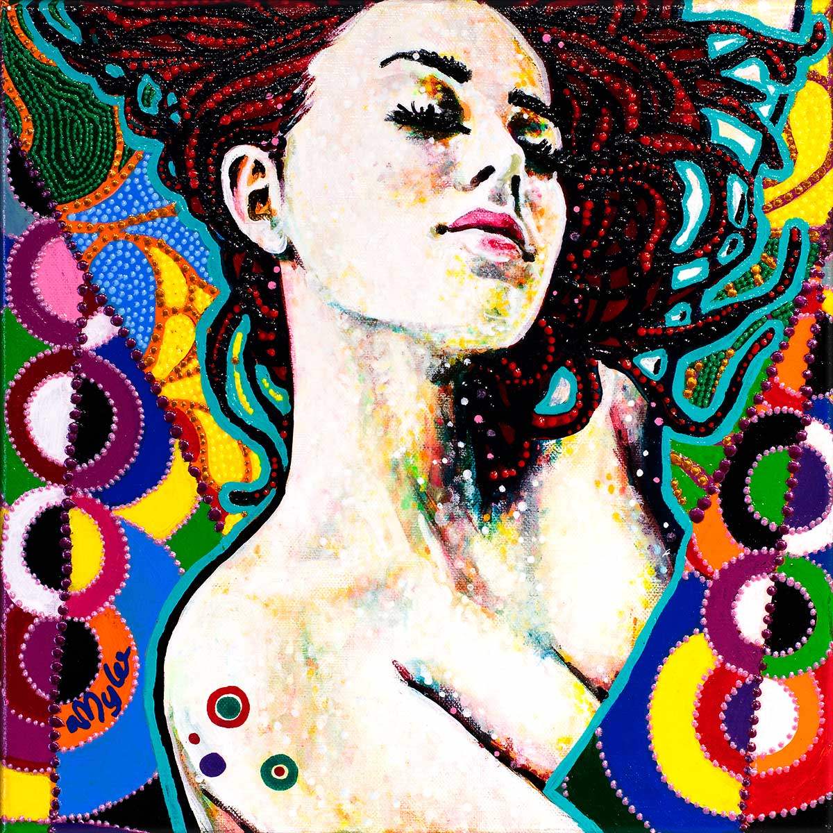 Karine - Original by artist Amylee - Wyecliffe Galleries