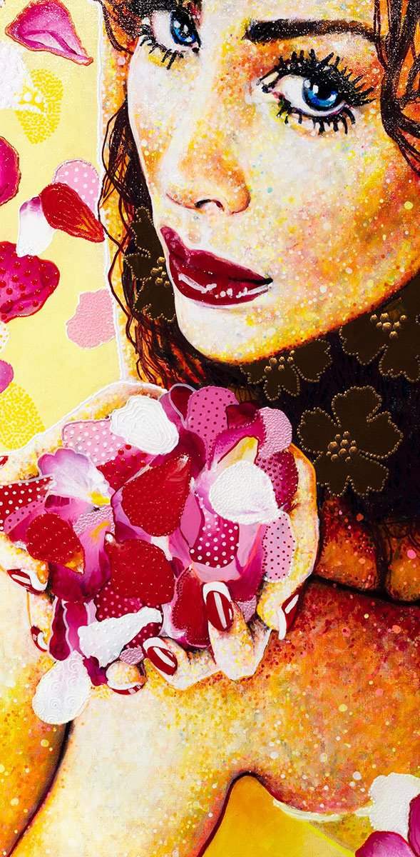 Le Bain - Original by artist Amylee - Wyecliffe Galleries