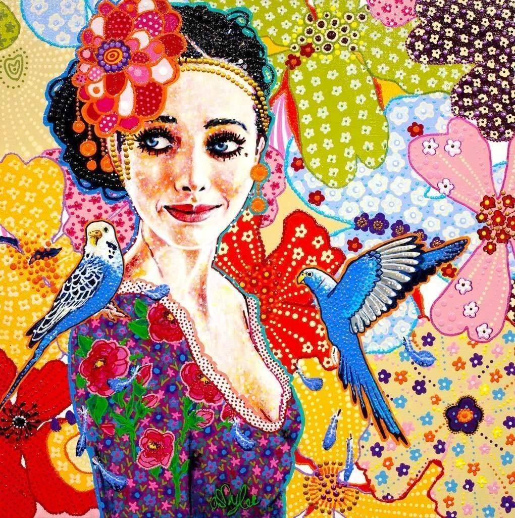 Lena - Original by artist Amylee - Wyecliffe Galleries