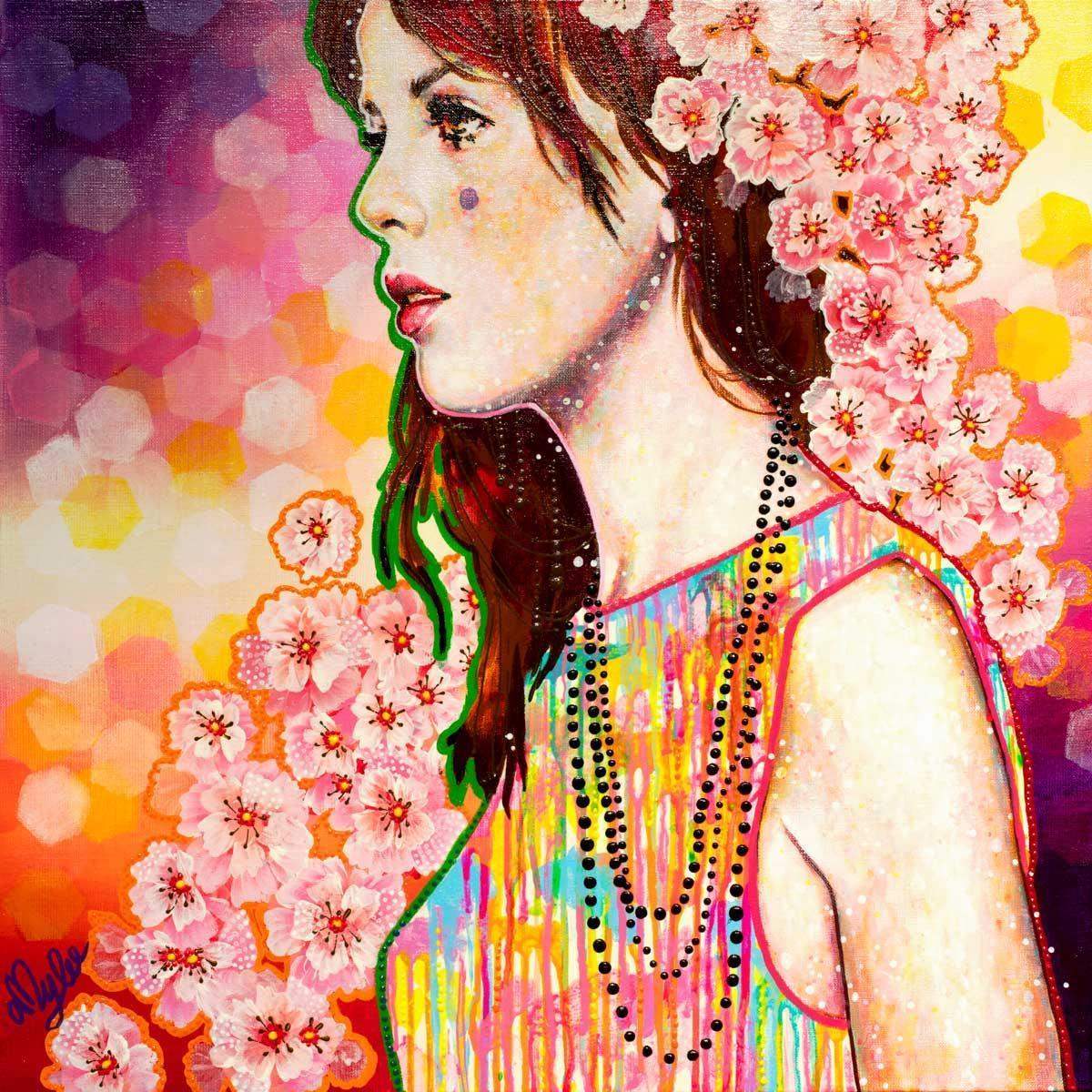 Lily Rose - Original by artist Amylee - Wyecliffe Galleries