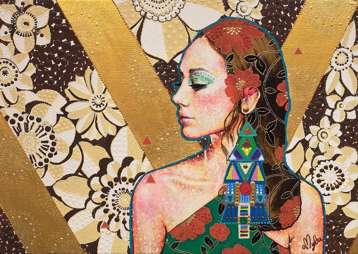 M.B. - Original by artist Amylee - Wyecliffe Galleries