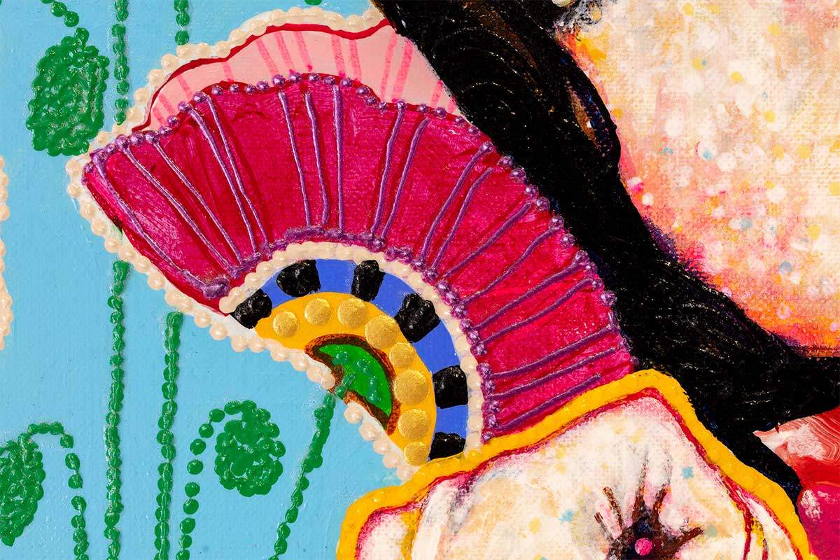 Malika - Original by artist Amylee - Wyecliffe Galleries