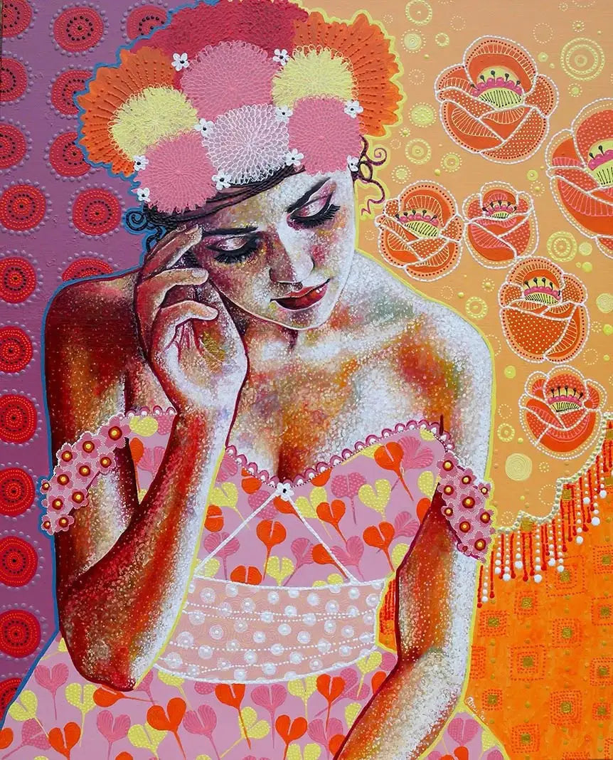 Marie Bell - SOLD by artist Amylee - Wyecliffe Galleries