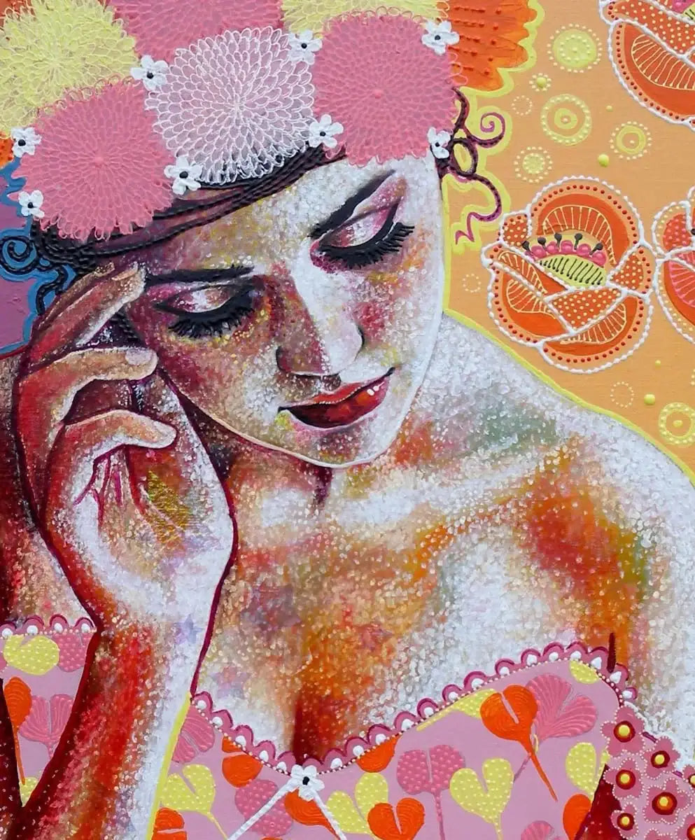 Marie Bell - SOLD by artist Amylee - Wyecliffe Galleries