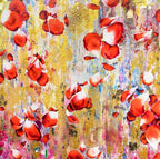 Roses Fall - SOLD by artist Amylee - Wyecliffe Galleries