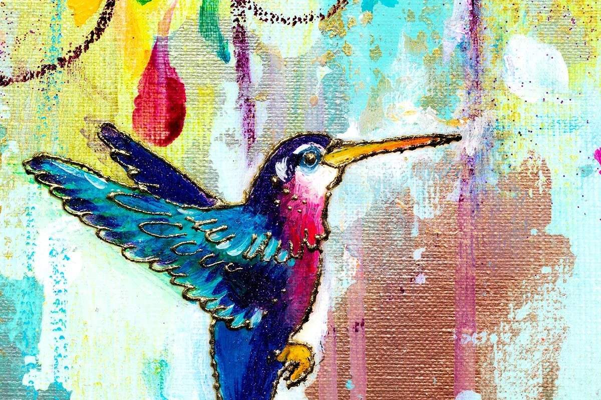 The Little Prince - Original - SOLD by artist Amylee - Wyecliffe Galleries