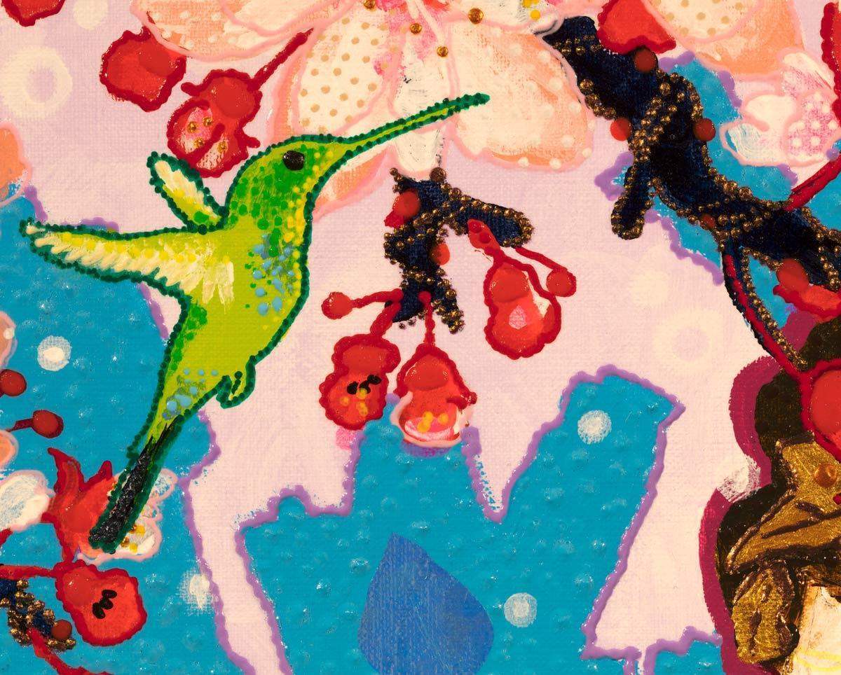 Twin - Original by artist Amylee - Wyecliffe Galleries