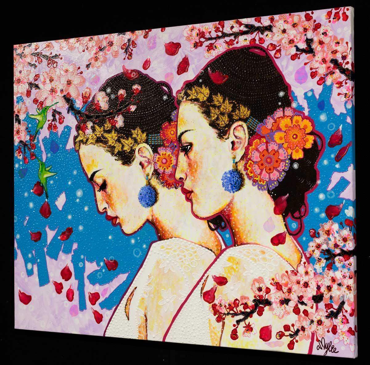 Twin - Original by artist Amylee - Wyecliffe Galleries