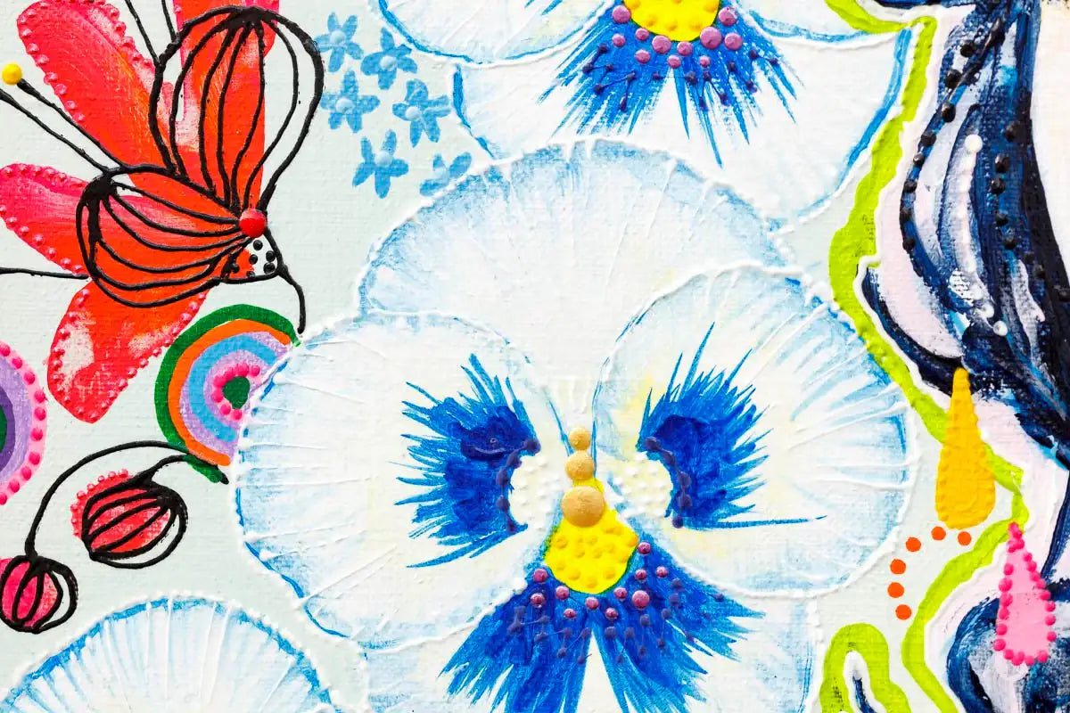 Viola - Original by artist Amylee - Wyecliffe Galleries