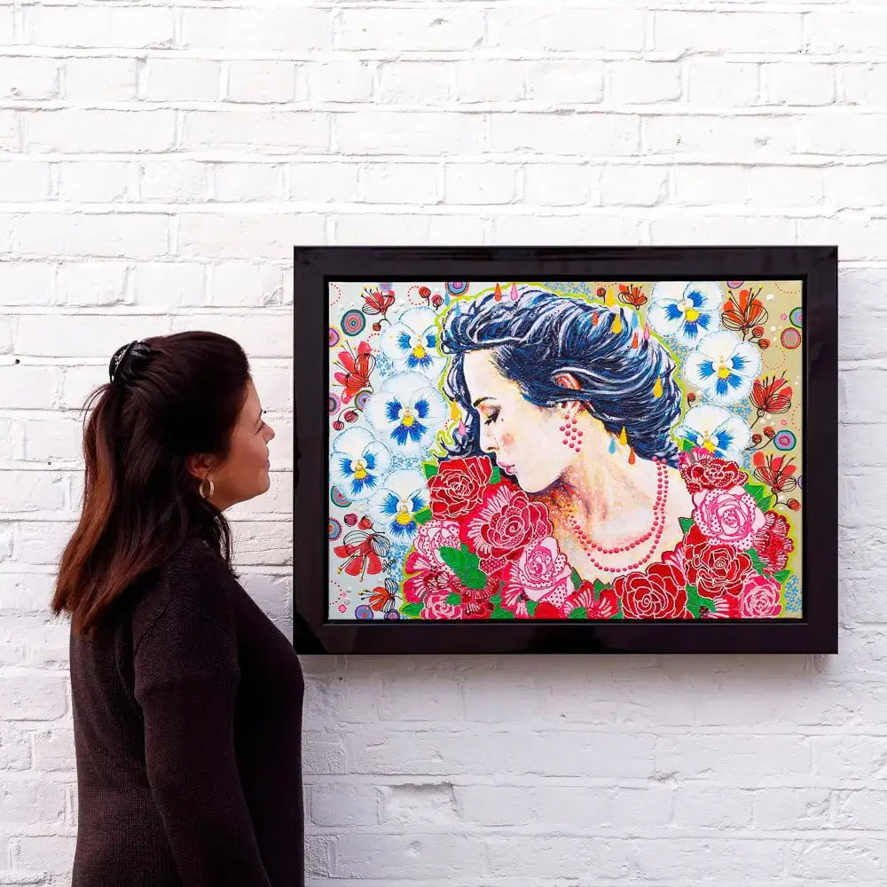 Viola - Original by artist Amylee - Wyecliffe Galleries