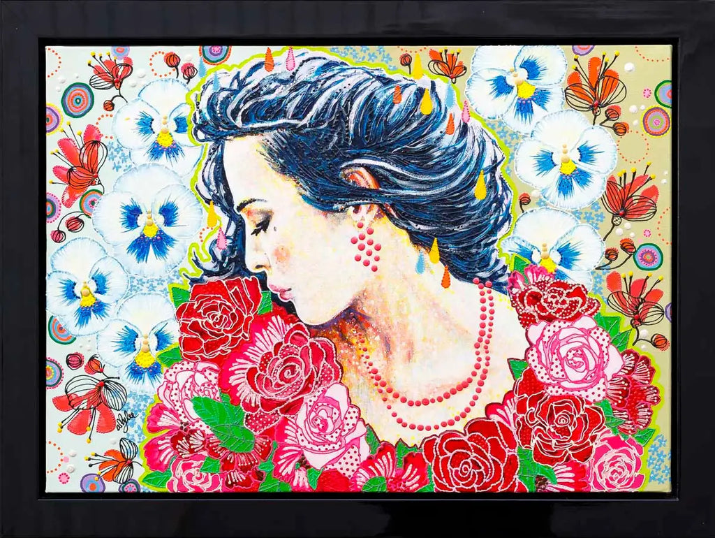 Viola - Original by artist Amylee - Wyecliffe Galleries