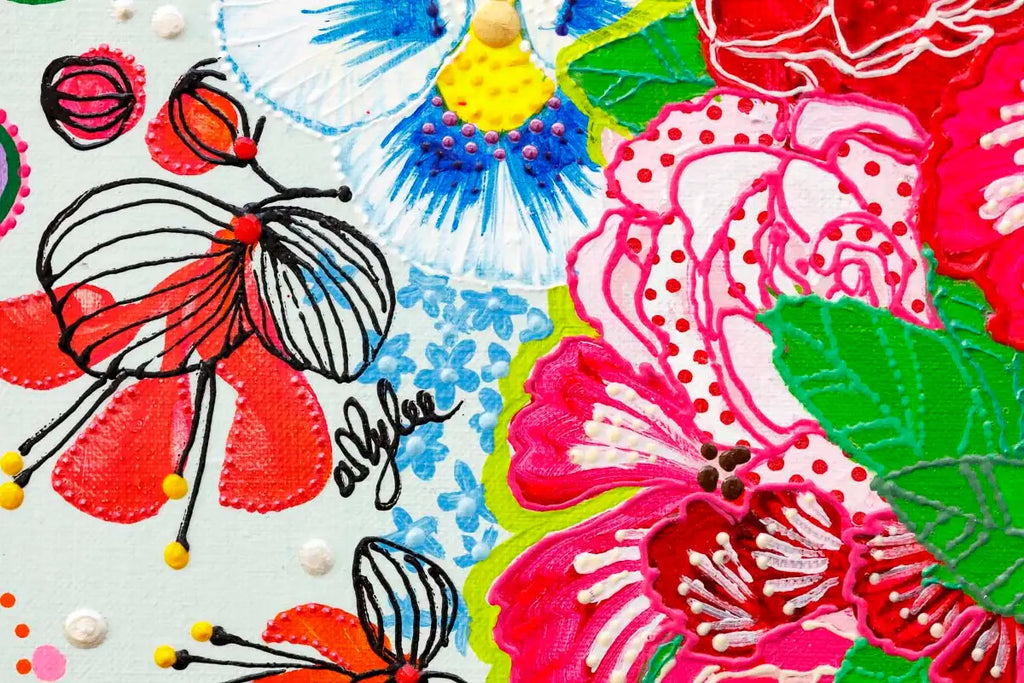 Viola - Original by artist Amylee - Wyecliffe Galleries