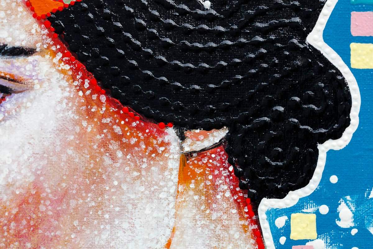 White Snow - Original by artist Amylee - Wyecliffe Galleries