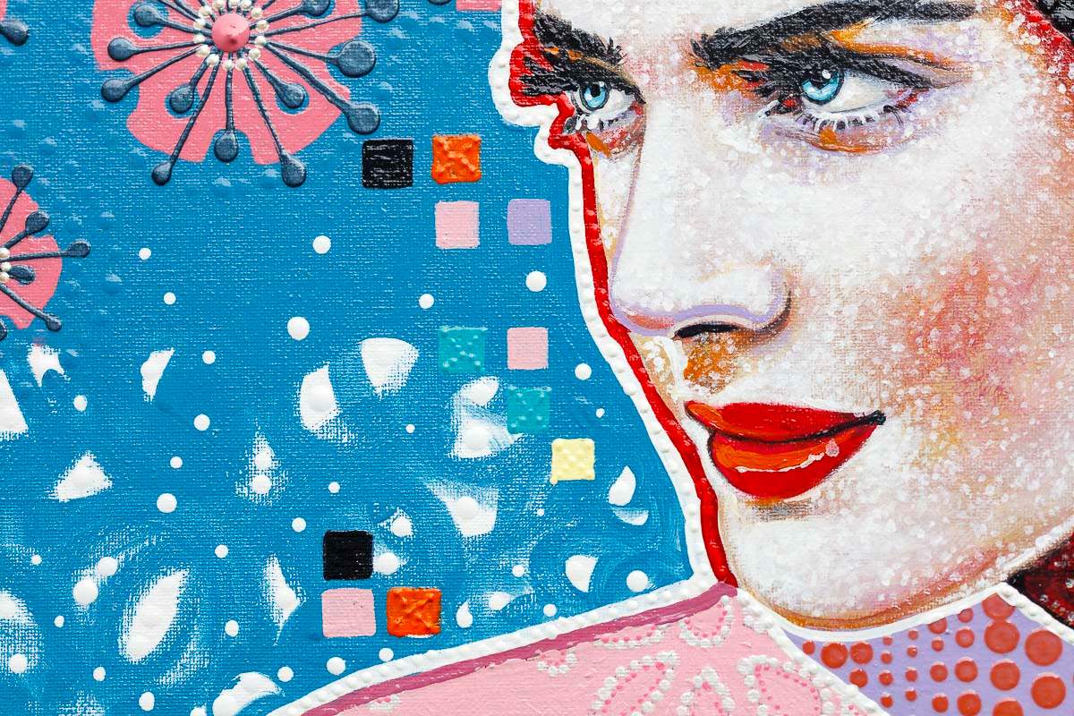 White Snow - Original by artist Amylee - Wyecliffe Galleries