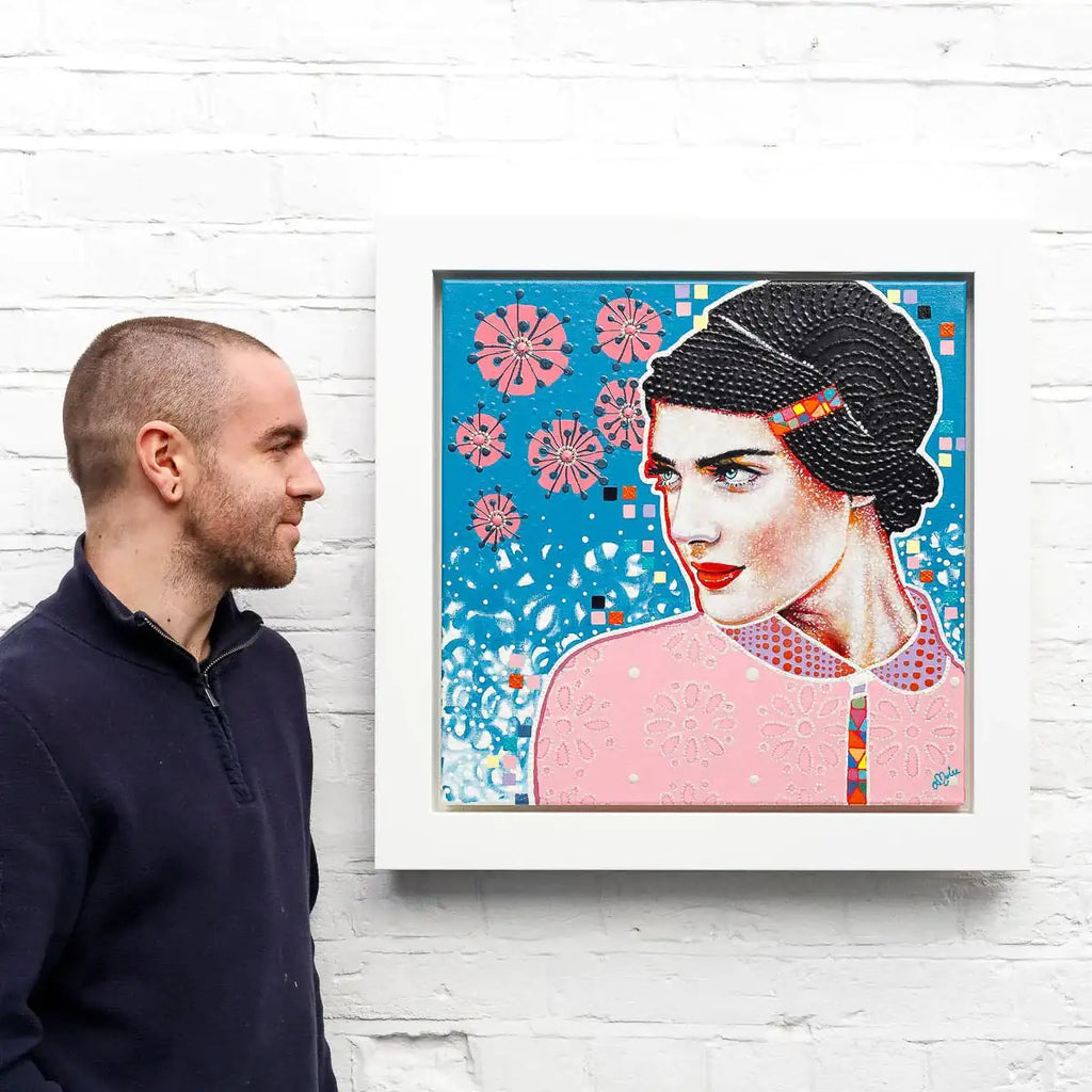 White Snow - Original by artist Amylee - Wyecliffe Galleries