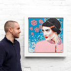 White Snow - Original by artist Amylee - Wyecliffe Galleries