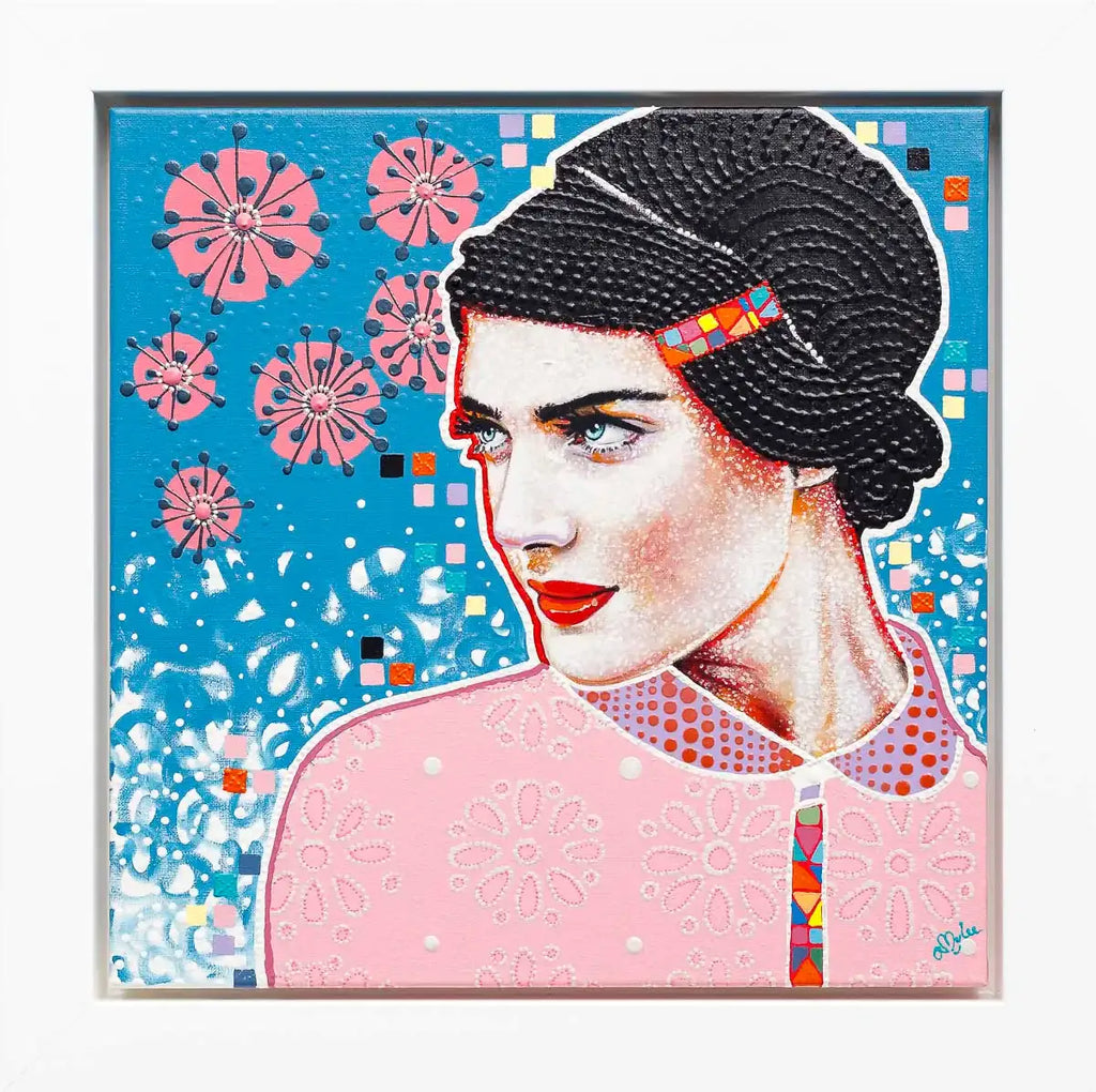 White Snow - Original by artist Amylee - Wyecliffe Galleries