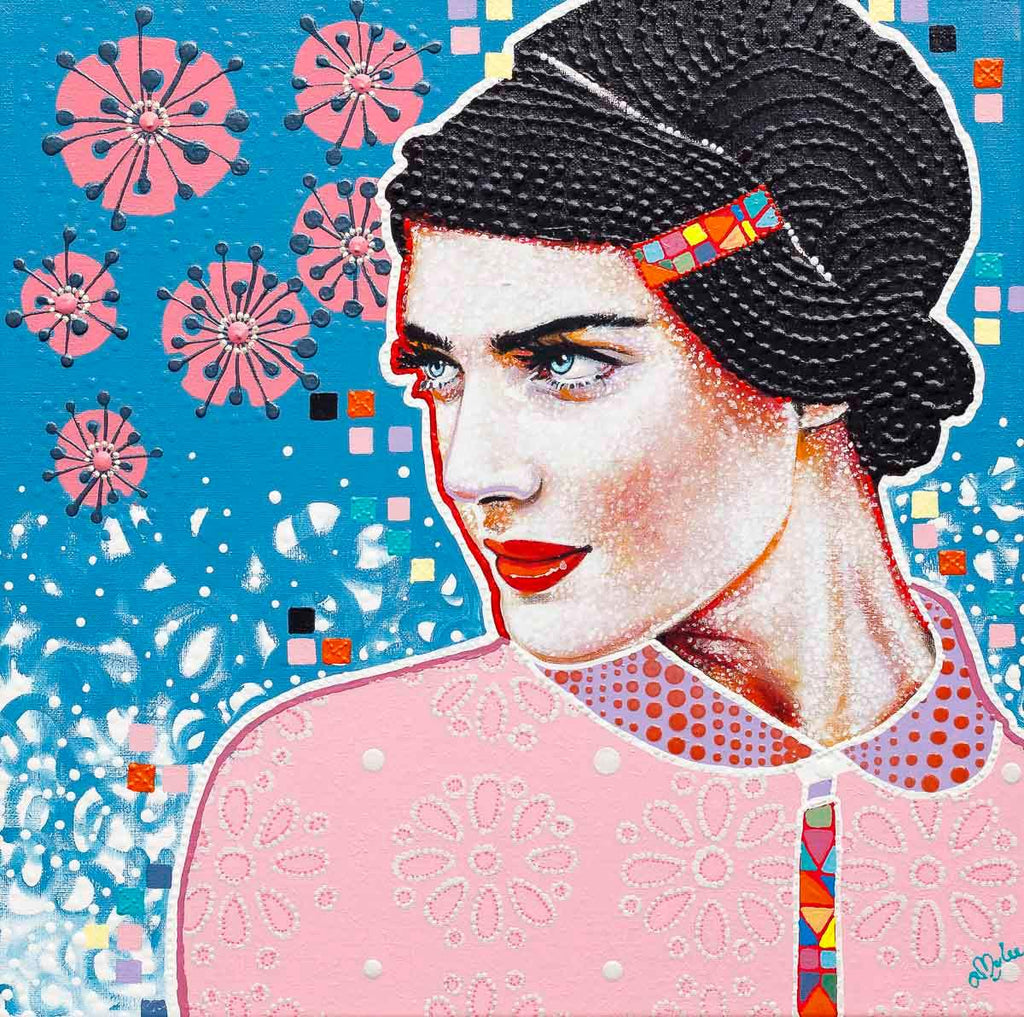 White Snow - Original by artist Amylee - Wyecliffe Galleries