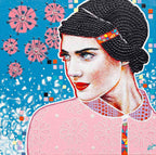 White Snow - Original by artist Amylee - Wyecliffe Galleries