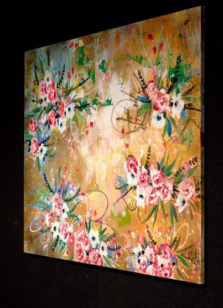 Windflowers - Original by artist Amylee - Wyecliffe Galleries