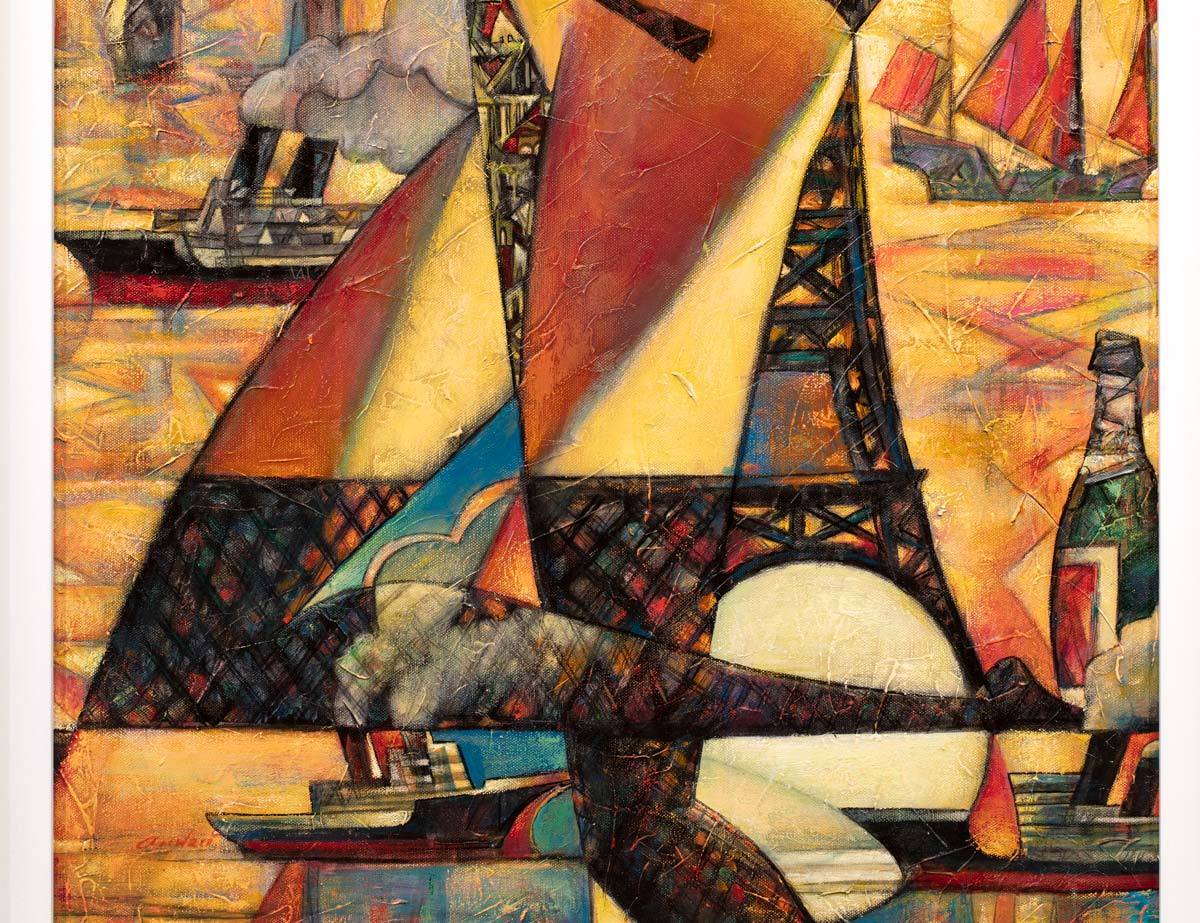 Bon Voyage - Original Andrei Protsouk Framed