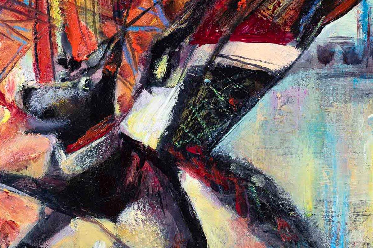Breezy Dizzy - Original - SOLD by artist Andrei Protsouk - Wyecliffe Galleries