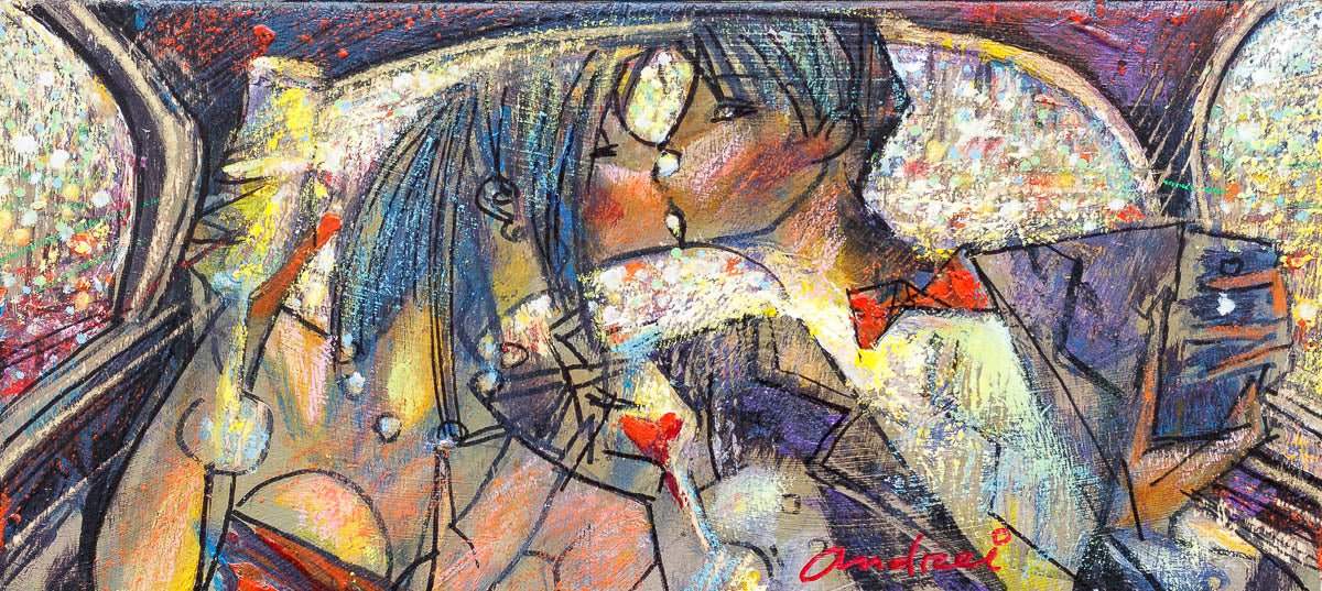Cab Confession - SOLD by artist Andrei Protsouk - Wyecliffe Galleries