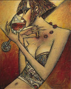 Chateauneuf de Pape - Original - SOLD by artist Andrei Protsouk - Wyecliffe Galleries