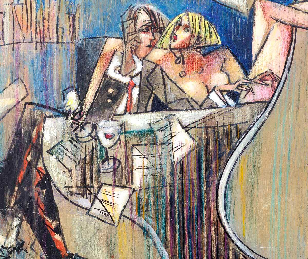 Composer Of Moon Sonete - Original - SOLD by artist Andrei Protsouk - Wyecliffe Galleries