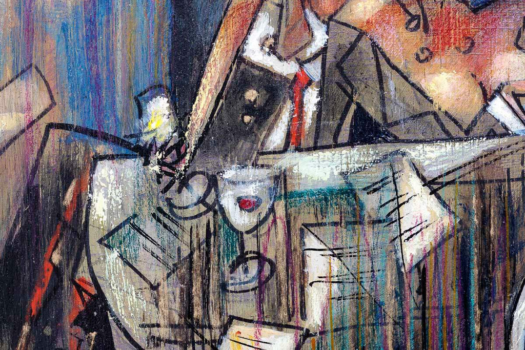 Composer Of Moon Sonete - Original - SOLD by artist Andrei Protsouk - Wyecliffe Galleries